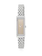Gucci G-frame Diamond & Stainless Steel Watch