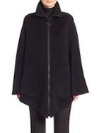 Akris Punto Wool And Cashmere Zip-front Cape