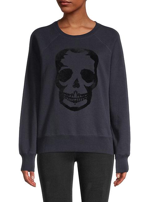 Zadig & Voltaire Skull Cotton Sweatshirt
