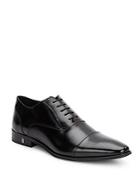 Versace Collection Leather Cap-toe Oxfords