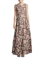 Karl Lagerfeld Sequined Lace Gown