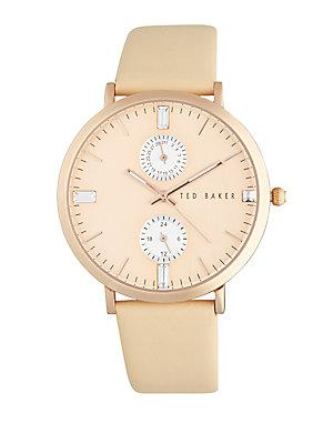 Ted Baker Plated Stainless Steel Multifunction Watch