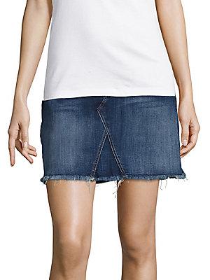 7 For All Mankind Cotton-blend Skirt
