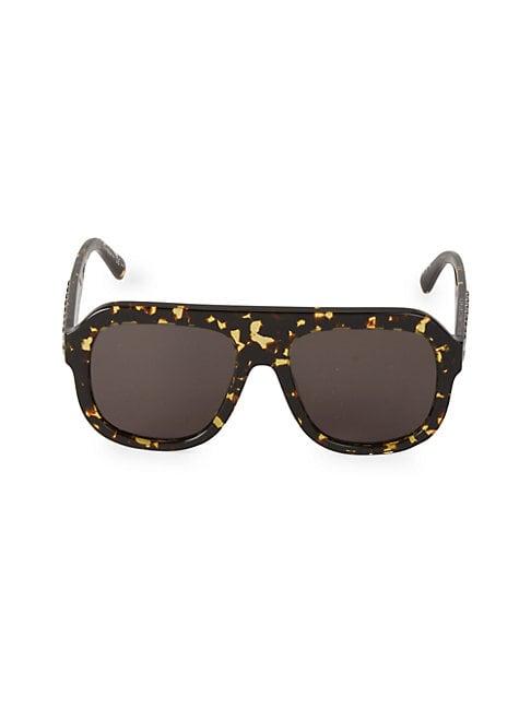 Stella Mccartney 54mm Browline Square Sunglasses