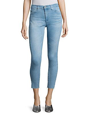 Ag Adriano Goldschmied Farrah High-rise Cropped Skinny Jeans