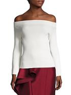 Solace London Fabia Off-the-shoulder Bell-sleeve Top