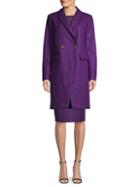 Versace Collection Double-breasted Wool & Cashmere Coat