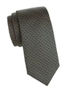 Corneliani Geometric-print Silk Tie