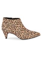 Kenneth Cole Reaction Animal-print Faux Suede Booties