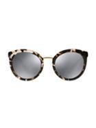 Dolce & Gabbana Eternal 52mm Round Mirrored Sunglasses