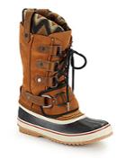 Sorel Leather Round Toe Boots