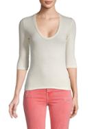 Project Social T Scoopneck Ribbed Top