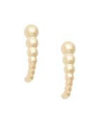 Saks Fifth Avenue 14k Yellow Gold Graduated Bead Dropped Earrings