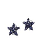 Effy Sterling Silver & Sapphire Starfish Earrings