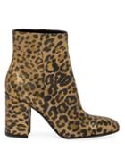 Gianvito Rossi Leopard-print Leather Ankle Boots