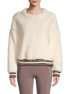 Nanette Lepore Snow Bunny Teddy Pullover Sweater