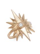 Sara Weinstock Starburst Gretta 18k Rose Gold Diamond Ring