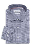 Levinas Contemporary-fit Houndstooth Shirt