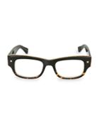 Linda Farrow 51mm Square Novelty Optical Glasses