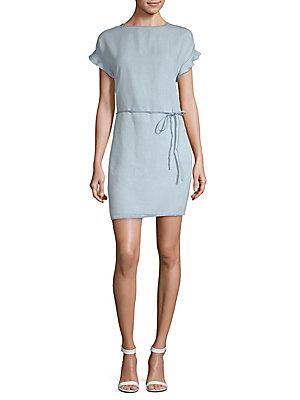 Beach Lunch Lounge Belted Shift Dress
