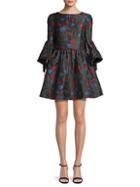 Alice + Olivia By Stacey Bendet Posie Floral Fit-&-flare Dress