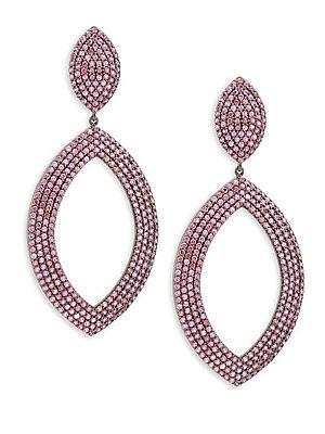 Bavna Rhodolite & Sterling Silver Earrings