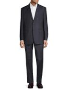 Saks Fifth Avenue Made In Italy Classic-fit Striped Wool Suit