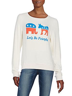 Wildfox Friendship Graphic Sweatshirt