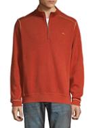 Tommy Bahama Half-zip Cotton Sweatshirt