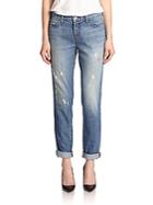 J Brand Jake Distressed Boyfriend Jeans