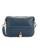 Marc Jacobs Lock That Leather Messenger Bag