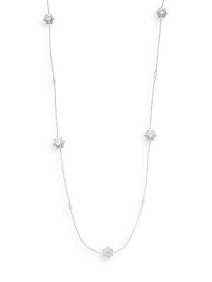 Freida Rothman Quintessential Sterling Silver Nugget Station Necklace