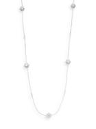Freida Rothman Quintessential Sterling Silver Nugget Station Necklace