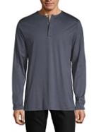 Theory Long-sleeve Cotton-blend Henley