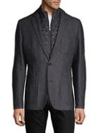 Hugo Boss Two-piece Textured Jacket & Vest Set