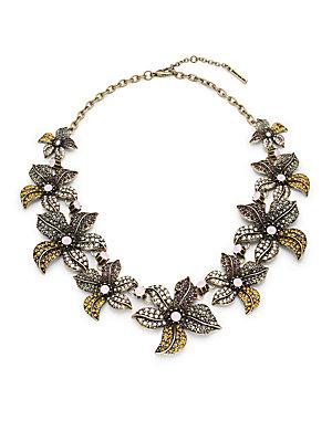 Saks Fifth Avenue Fall Floral Necklace
