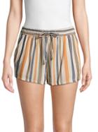 Onia Aleen Striped Cover-up Shorts