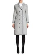 Thom Browne Double-breasted Wool & Cashmere Coat