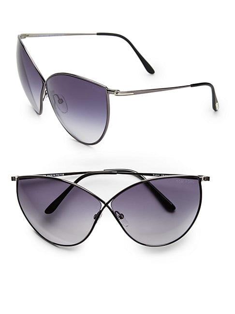 Tom Ford Eyewear Evelyn Metal Cat's-eye Sunglasses