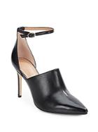 Halston Heritage Leather Point-toe D'orsay Pumps