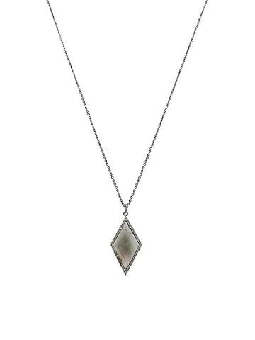 Adornia Fine Jewelry Augustina Gemstone & Diamond Pendant Necklace