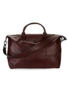 Longchamp Le Pliage Leather Foldable Travel Bag