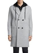 Plac Retro Spectrum Chesterfield Double-breasted Wool Blend Coat