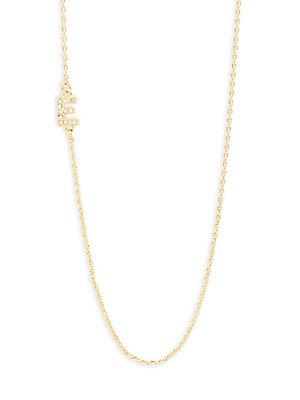 Baublebar Diamanda Alpha 14k Goldplated E-necklace