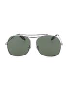 Alexander Mcqueen 59mm Square Sunglasses