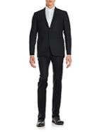 Canali Solid Lana Wool Suit