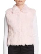 Adrienne Landau Dyed Rabbit Fur Vest