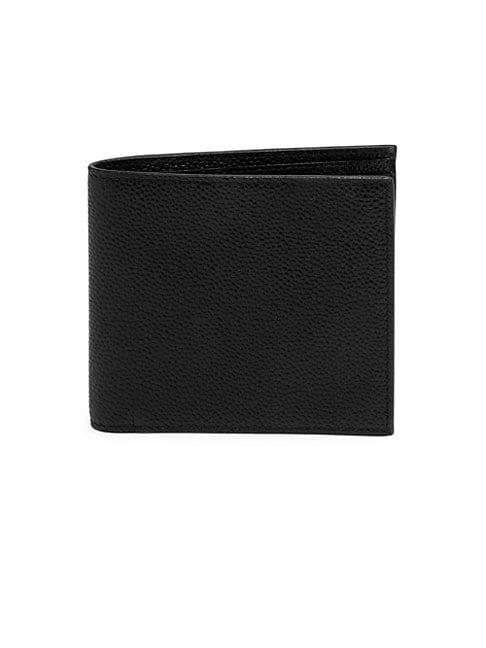 Thom Browne Pebble-grain Leather Bi-fold Wallet