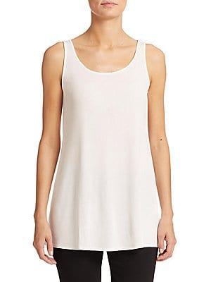 Eileen Fisher System Flared Scoopneck Tunic