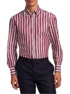 Brunello Cucinelli Broad Stripe Button-down Shirt